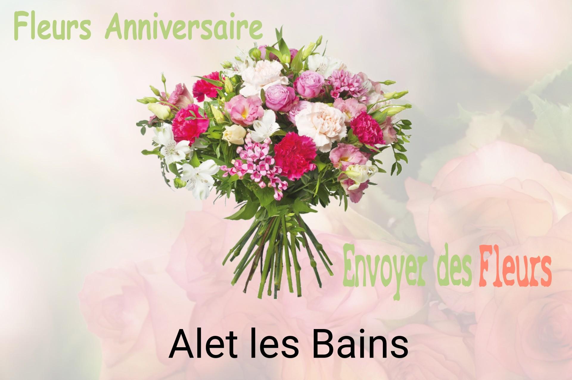 Bouquet de fleurs d’anniversaire livré à Alet-les-Bains