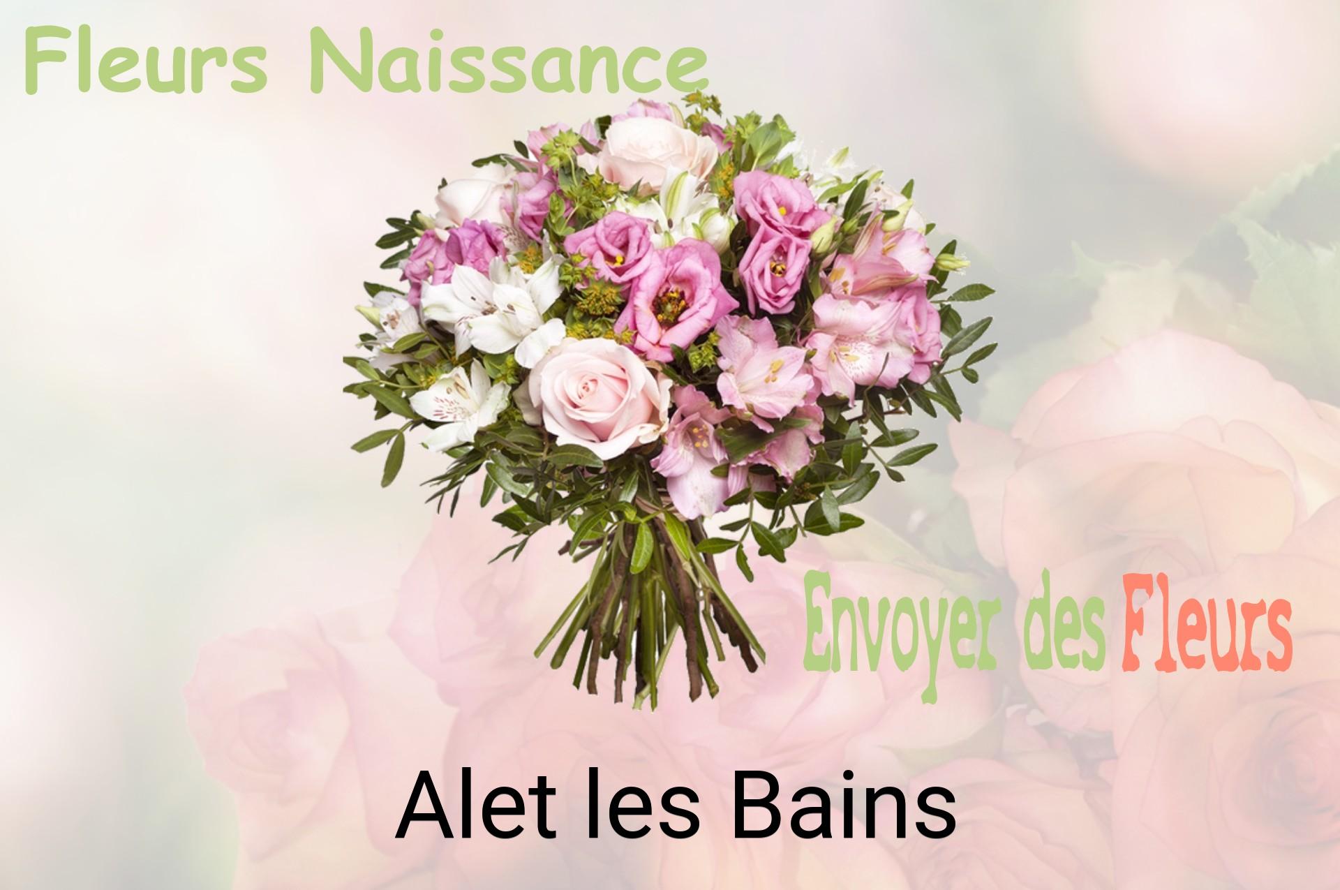 Bouquet de fleurs de naissance livré à Alet-les-Bains